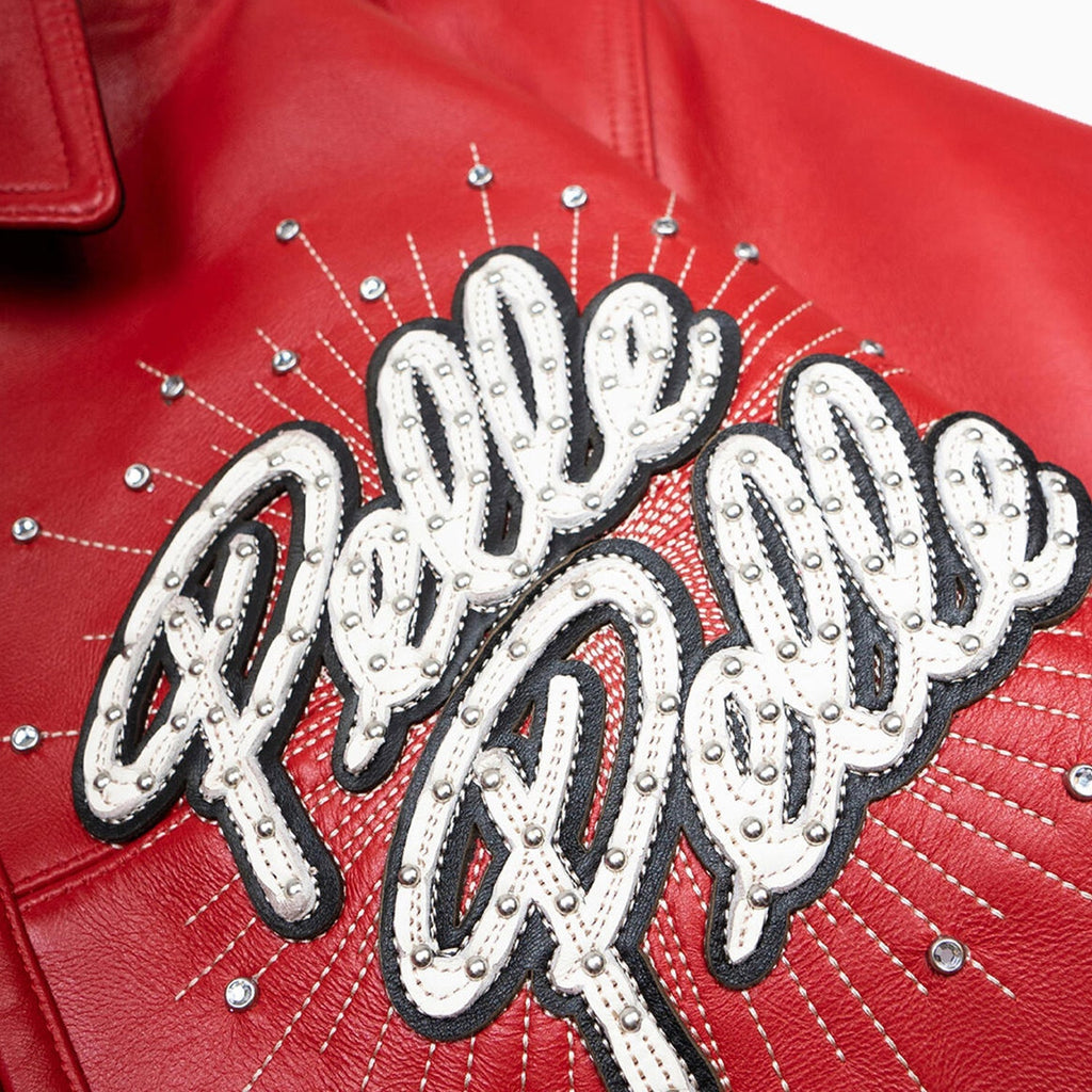 Blouson en cuir pour homme World Famous Soda Club