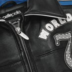 Blouson en cuir moelleux Men's World Tour