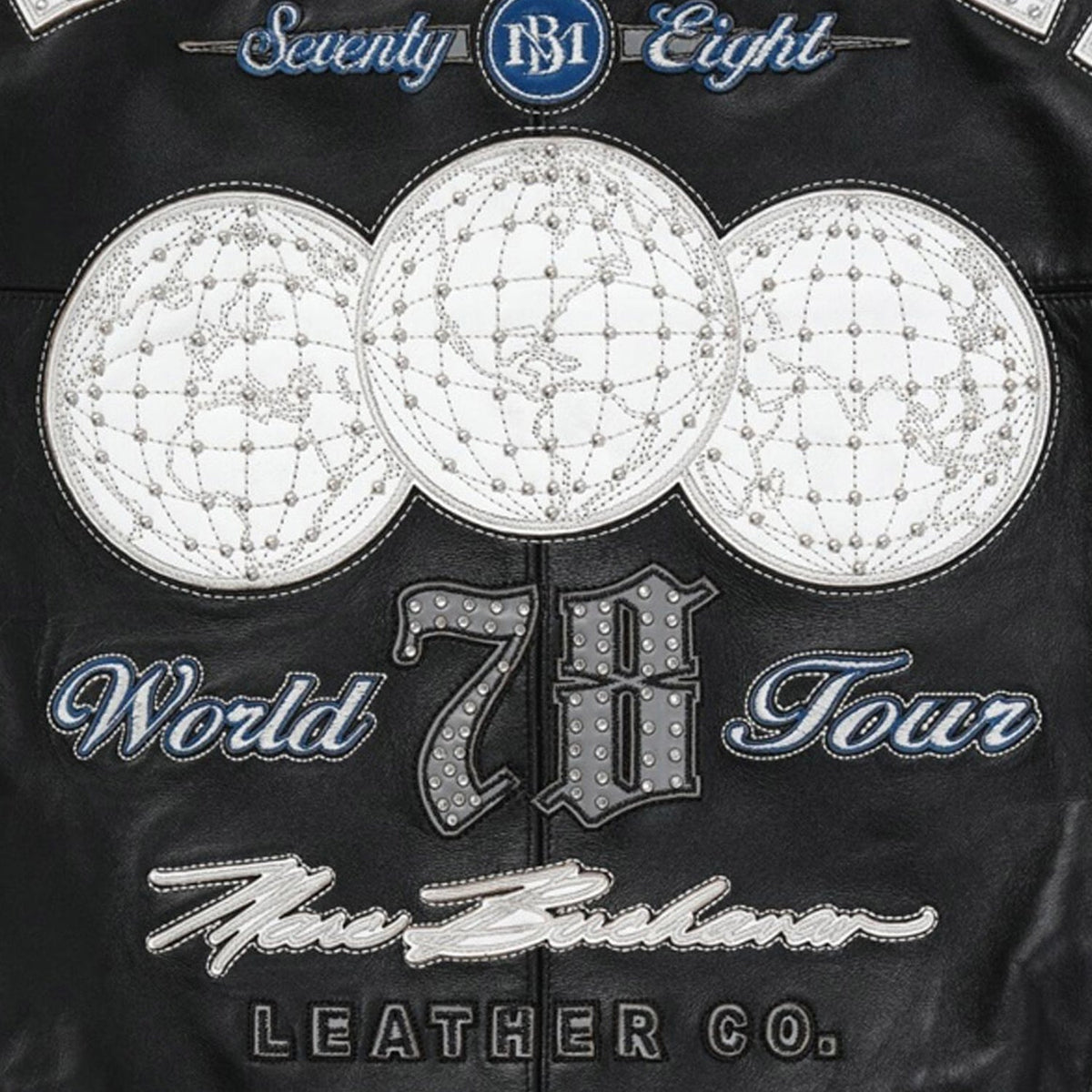 Blouson en cuir moelleux Men's World Tour