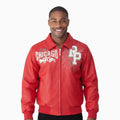 Blouson en Cuir Pelle-Pelle X TB Windy City pour Homme
