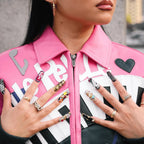 Women's 50 Years Of Hip Hop Leather Jacket
