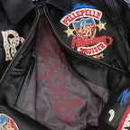 Women's American Bruiser Crop Leather Jacket