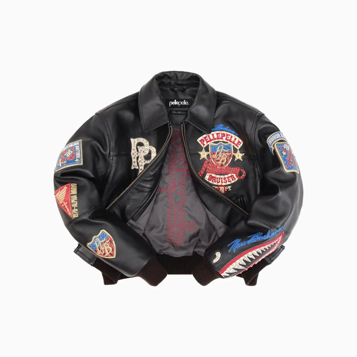 Women's American Bruiser Crop Leather Jacket