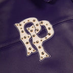 Blouson court en cuir « American Bruiser » pour femme
