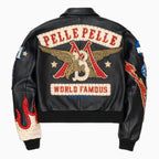Blouson en cuir femme de renommée mondiale