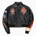 Blouson en cuir femme de renommée mondiale