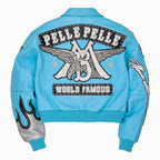Blouson en cuir femme de renommée mondiale