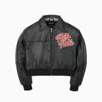 Blouson en cuir pour femme World Famous Soda Club