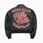 Blouson en cuir pour femme World Famous Soda Club