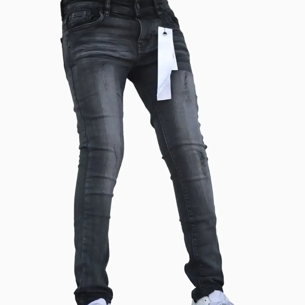 Pantalon ultra-extensible en jean pour enfant
