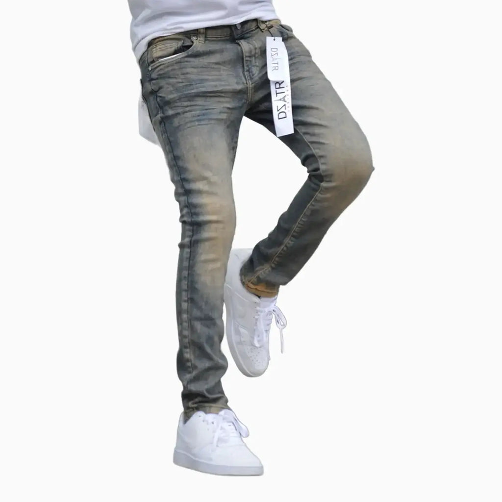 Pantalon ultra-extensible en jean pour enfant