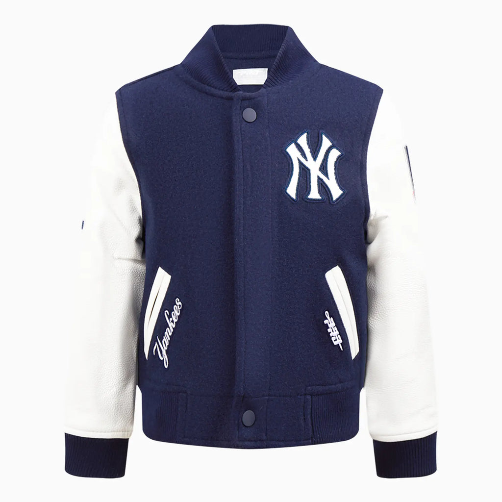 Blouson teddy en laine classique des Yankees de New York MLB pour enfant