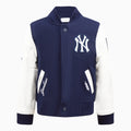 Blouson teddy en laine classique des Yankees de New York MLB pour enfant