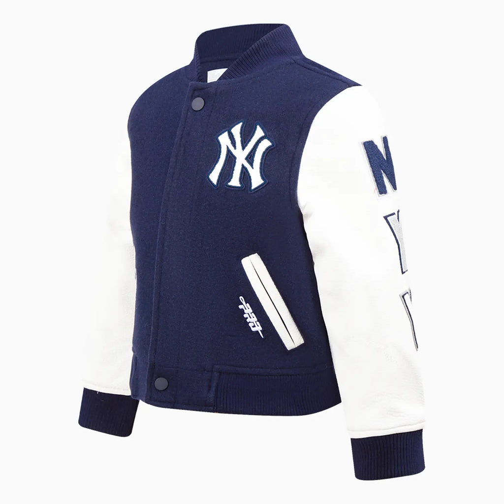 Blouson teddy en laine classique des Yankees de New York MLB pour enfant