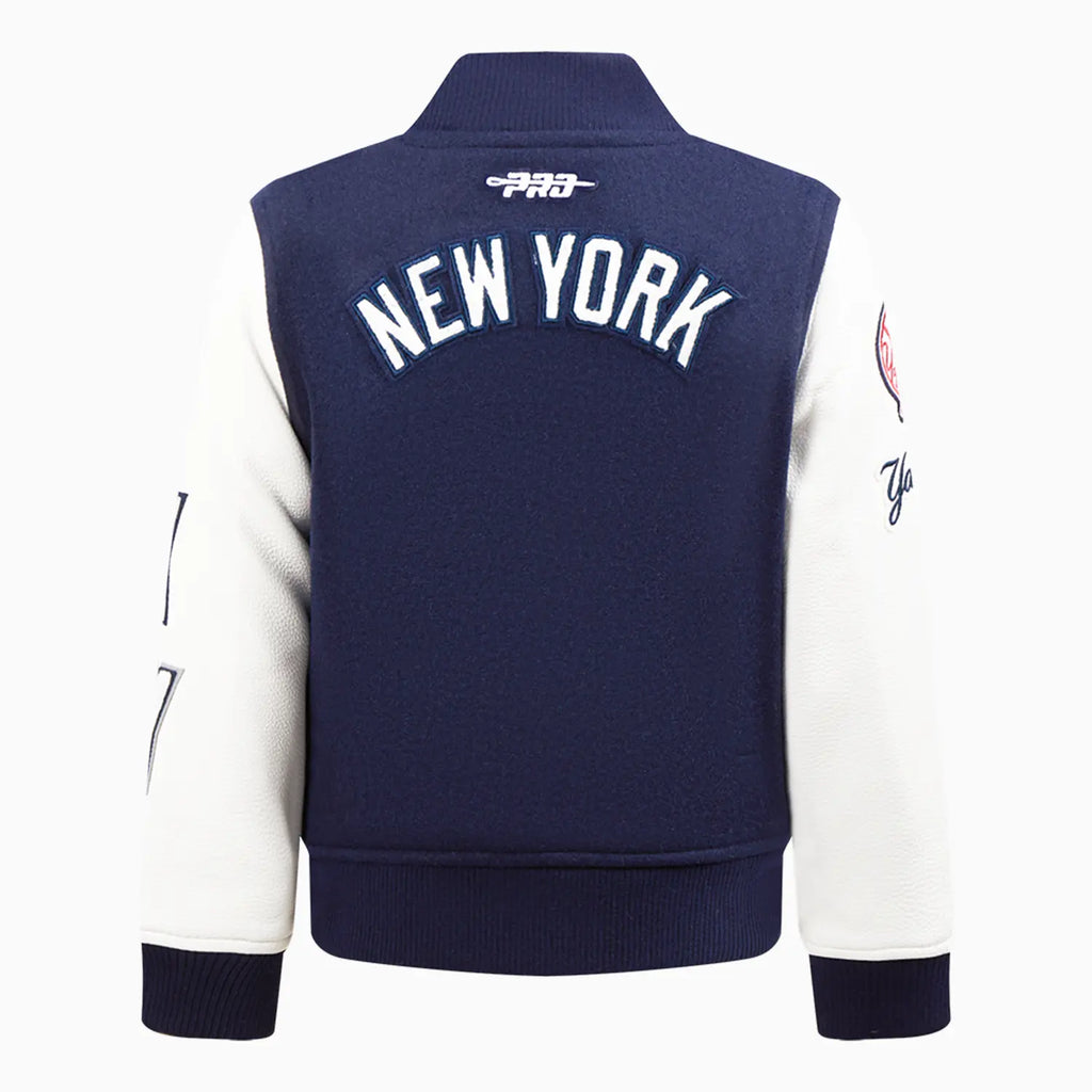 Blouson teddy en laine classique des Yankees de New York MLB pour enfant