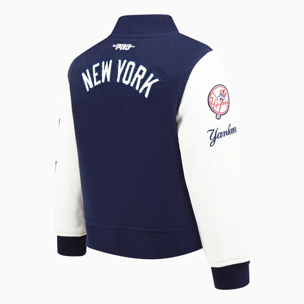 Blouson teddy en laine classique des Yankees de New York MLB pour enfant