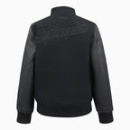 Blouson Teddy en laine noir triple Los Angeles Dodgers MLB pour enfant