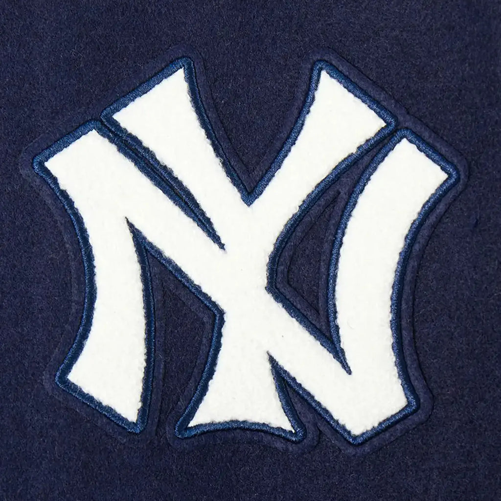 Blouson teddy en laine côtelée style rétro MLB New York Yankees pour enfant