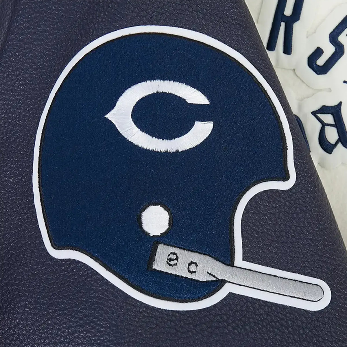 Men's Chicago Bears Original Rib Wool Varsity Jacket