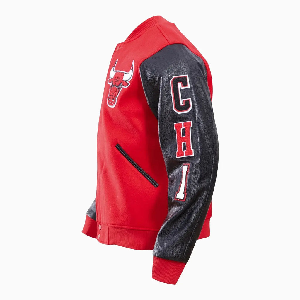 Men's Chicago Bulls Logo Varsity Jacket