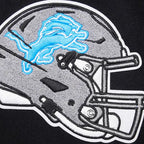 Veste universitaire en laine côtelée NFL Mash Up Detroit Lions pour homme