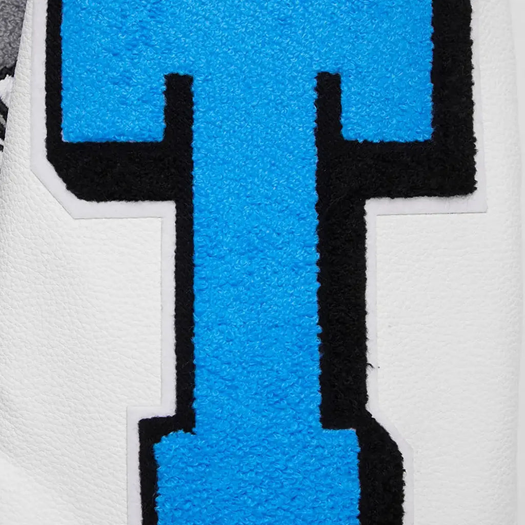 Veste universitaire en laine côtelée NFL Mash Up Detroit Lions pour homme