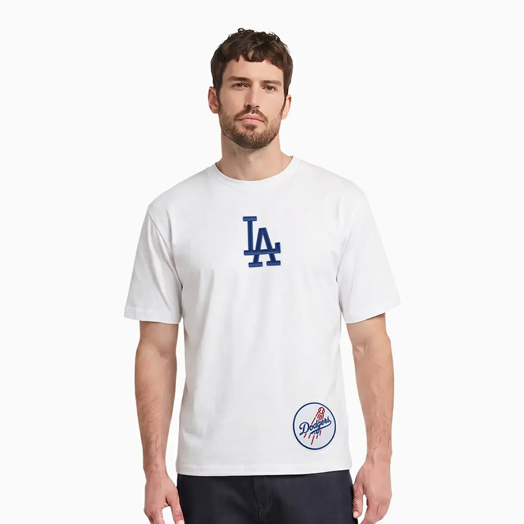 T-shirt à épaules tombantes MLB Los Angeles Dodgers pour homme