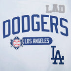 Camiseta tipo Letterman de los Dodgers de Los Ángeles de la MLB para hombre