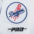 Camiseta tipo Letterman de los Dodgers de Los Ángeles de la MLB para hombre