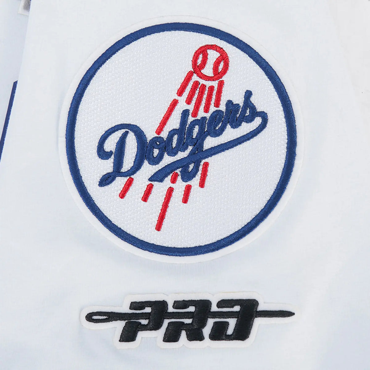 Camiseta tipo Letterman de los Dodgers de Los Ángeles de la MLB para hombre