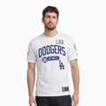 Camiseta tipo Letterman de los Dodgers de Los Ángeles de la MLB para hombre