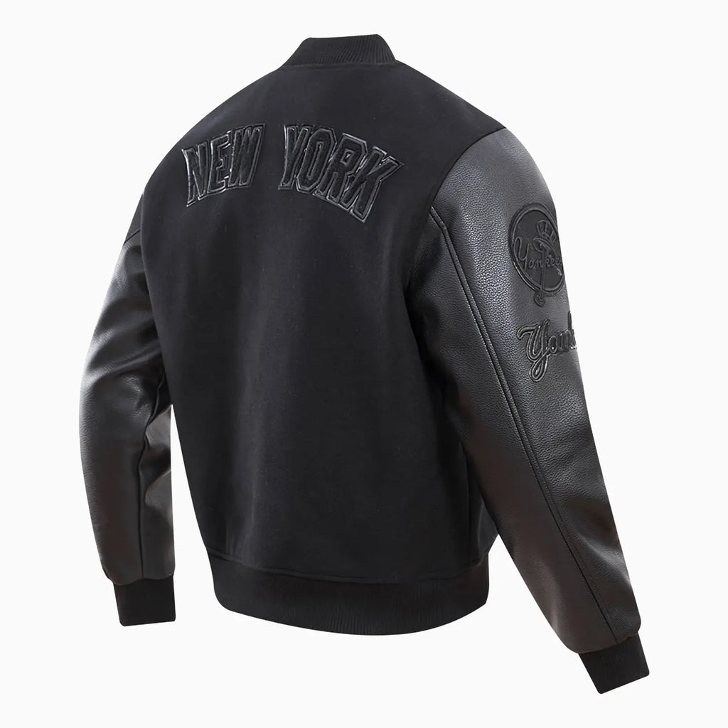 Blouson teddy Triple Black MLB New York Yankees Homme