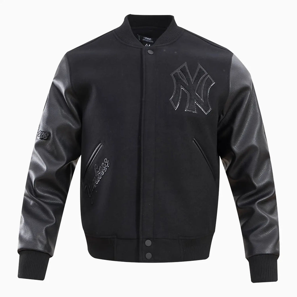 Blouson teddy Triple Black MLB New York Yankees Homme
