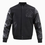 Blouson teddy Triple Black MLB New York Yankees Homme