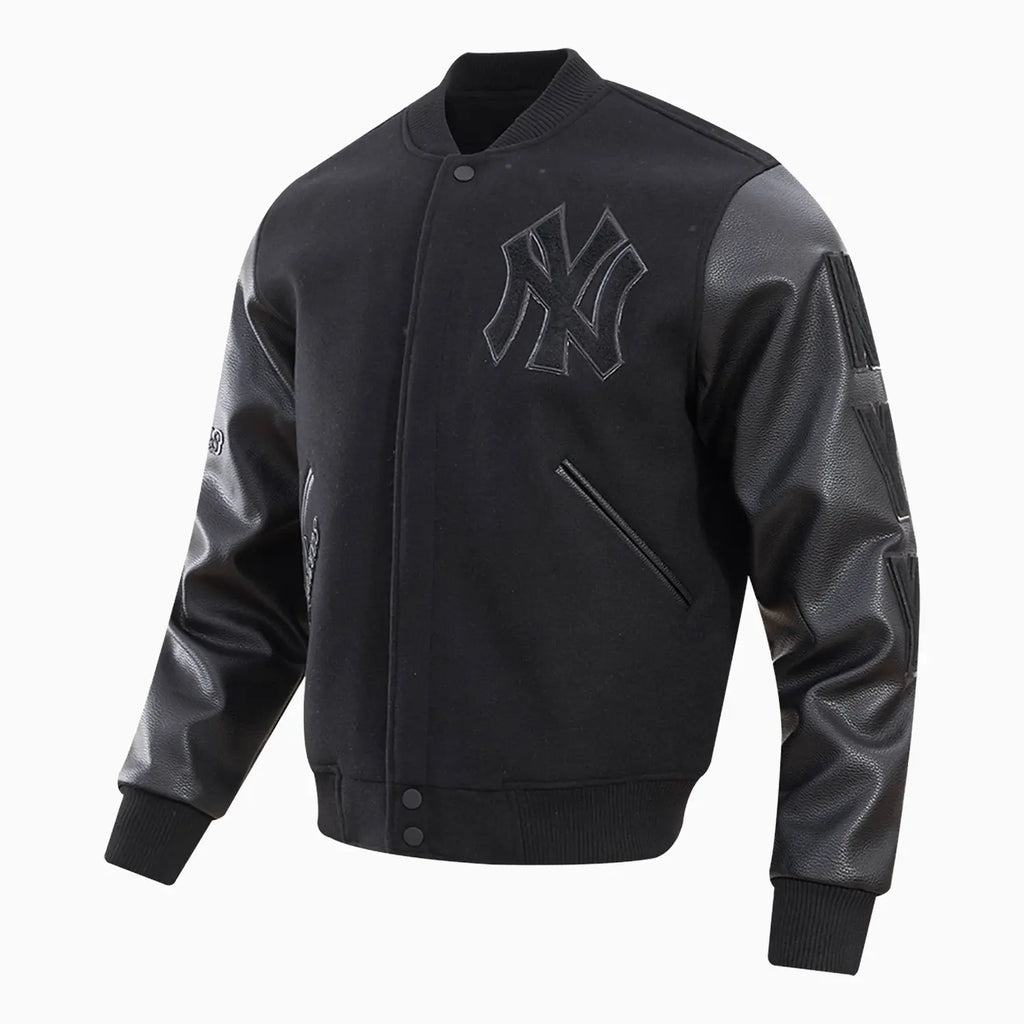 Blouson teddy Triple Black MLB New York Yankees Homme