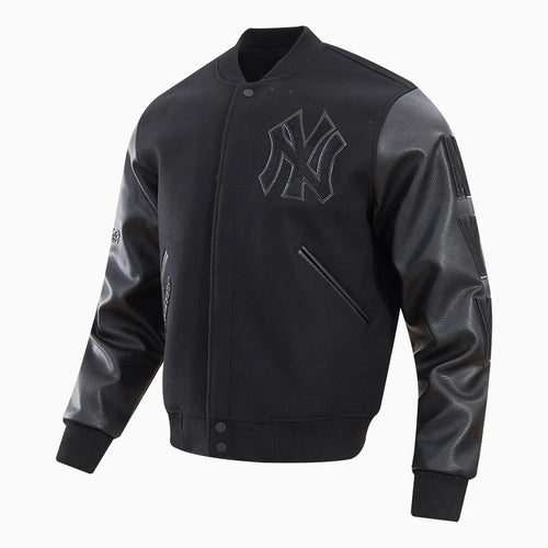 Blouson teddy Triple Black MLB New York Yankees Homme