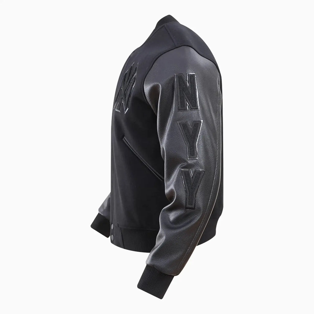Blouson teddy Triple Black MLB New York Yankees Homme