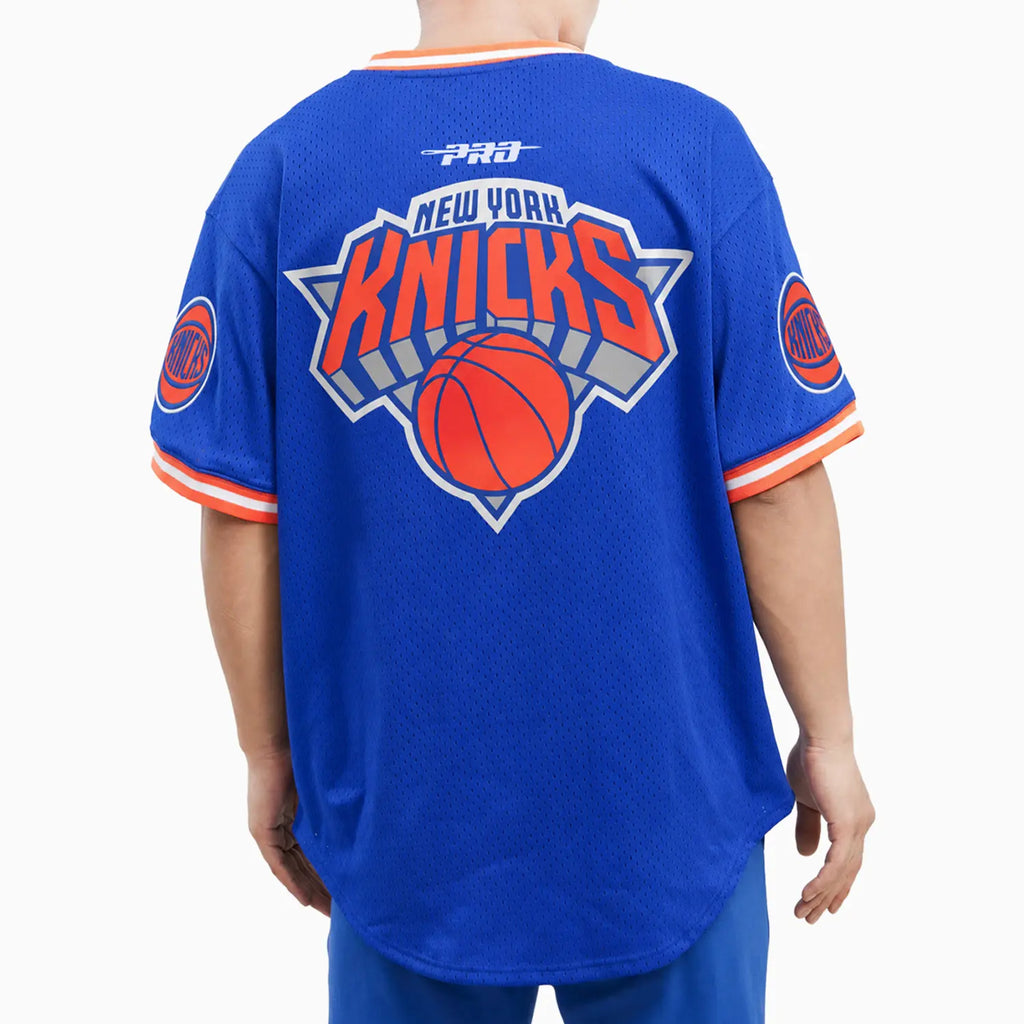Camiseta de malla con el logo del equipo de los New York Knicks de la NBA para hombre