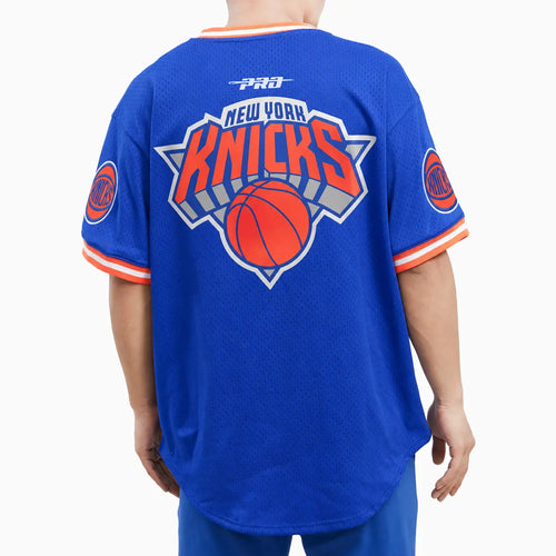 Men's New York Knicks NBA Logo Mesh Pro Team T-Shirt