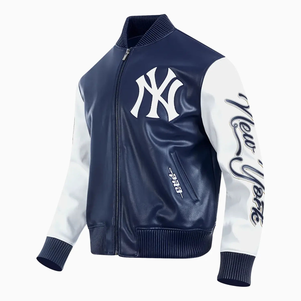 Men's New York Yankees City Signature Varsity Leather Jacket
