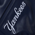 Chaqueta de cuero tipo bómber Signature City de los New York Yankees para hombre