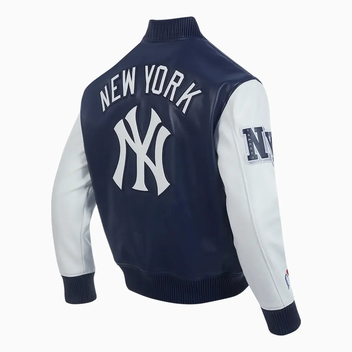 Men's New York Yankees City Signature Varsity Leather Jacket