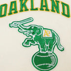 Men's Oakland Athletics MLB Retro Classic Rib Wool Varsity Jacket - Famous | Online Store
