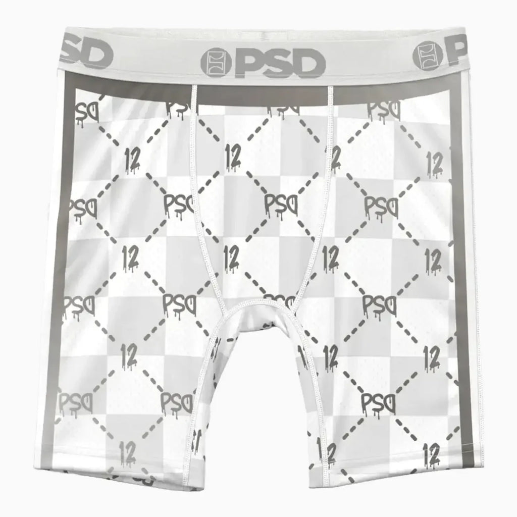 Caleçon boxer imprimé carreaux de luxe Ja Morant pour enfant