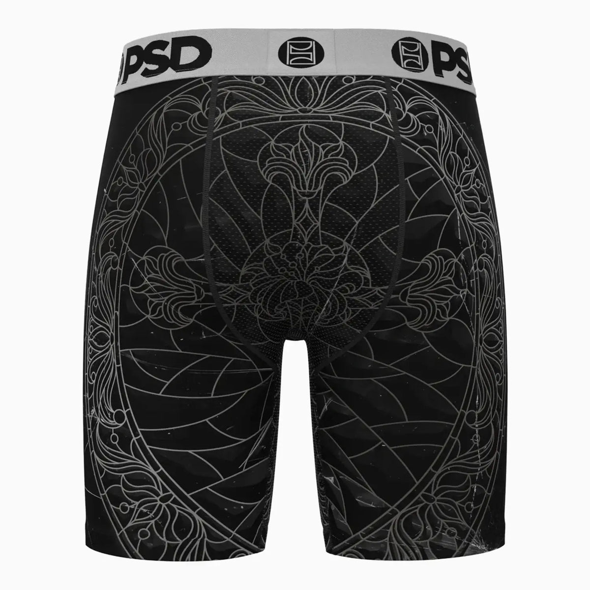 Men's Black Path Boxer Brief