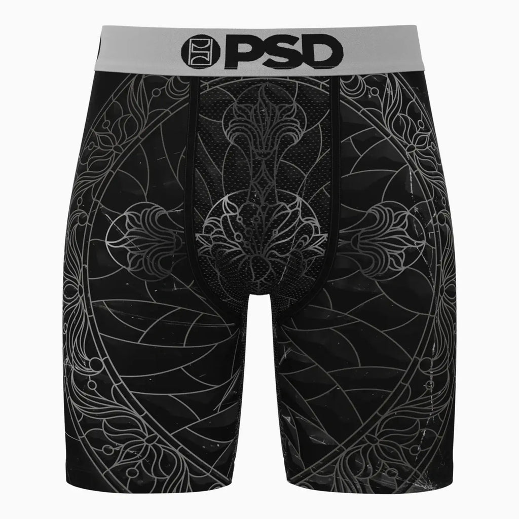 Men's Black Path Boxer Brief