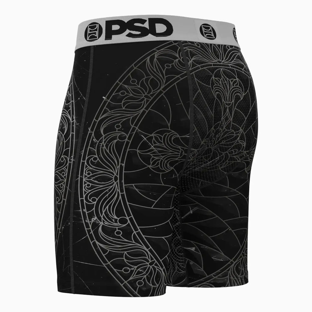 Men's Black Path Boxer Brief