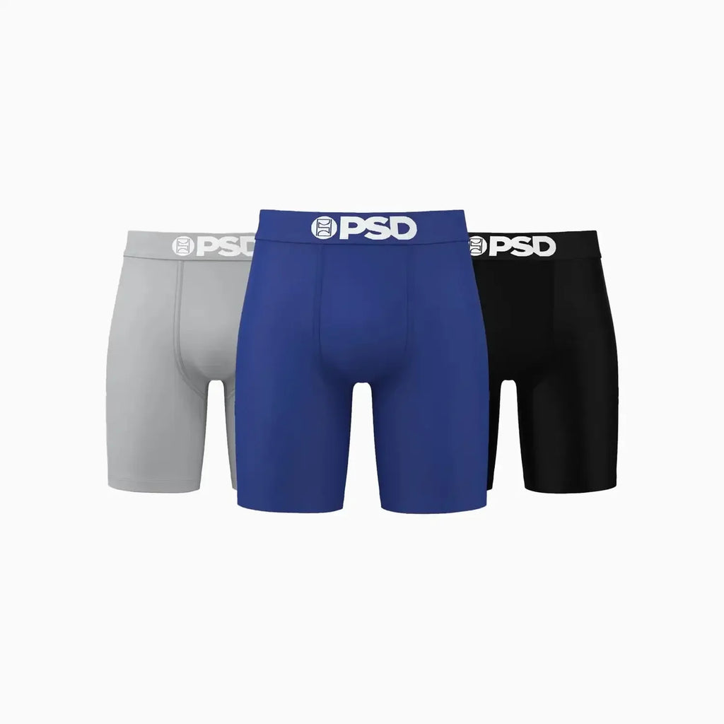 Men's Solids 3 Pack LA Blue Boxer Brief