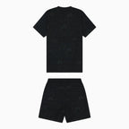 Ensemble coordonné noir pour homme imprimé avec logo intégral