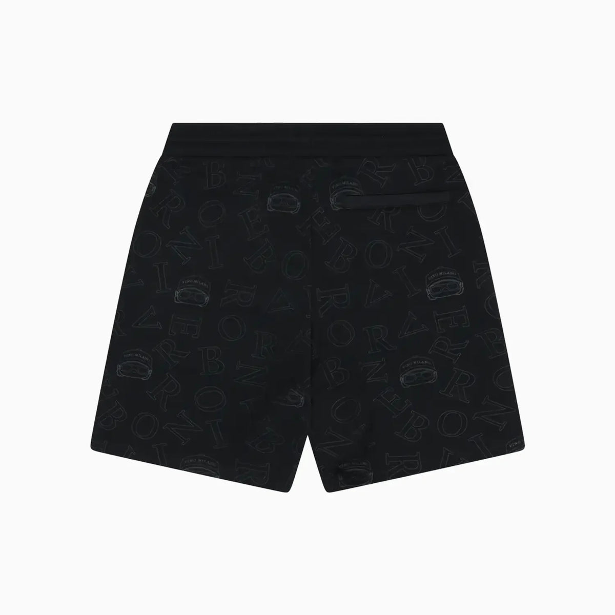 Men's Black All-Over Logo Print Co-Ord Set